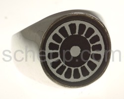 Seal ring with your company\'s logo, round
