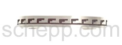Bangle, abstract wave design (Hopi style), narrow