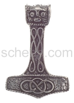 Pendant Celtic, Thor\'s hammer with knot design