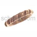 Ring, copper, chased