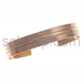 Bangle, copper, smooth
