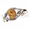 Armspange Bl�te, Bernstein