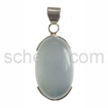 Anh�nger, Chalcedon, oval