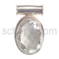 Anh�nger, Bergkristall, oval