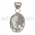 Anh�nger, Bergkristall, oval