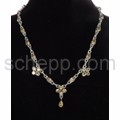 Collier, citrines, facet cut