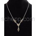 Collier, Citrine mit Facettenschliff