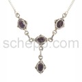 Collier with lolites, facet cut