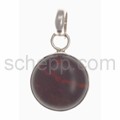 Pendant, heliotrope, round