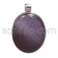 Anh�nger, Lilafluss, oval