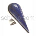 Ring with lapis lazuli, drop shape