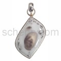 Pendant moss agate