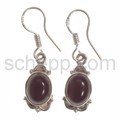 Ohrh�nger, Onyx, oval