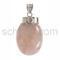 Anh�nger, Rosenquarz, oval