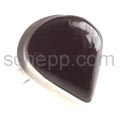 Ring mit Saat-Achat, Tropfenform