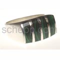Seal ring with malachite stripes, rectangular