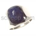 Seal ring with sodalite, oval