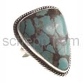 Ring mit T�rkis, dreieckig, gro�