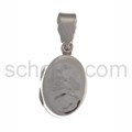 Medallion, locked opens, oval