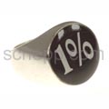 Seal ring with text \