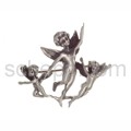 Brooch group of angels