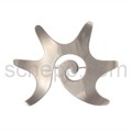 Brooch sun spiral