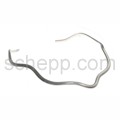 Halsspange, Welle, 4 mm