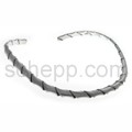 Choker, twisted with pearl optic