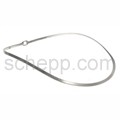 Halsspange, 3 mm, oval