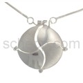 Convertible necklace, heart with Zirconia