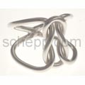 Ring aus Silberdraht, mit Knoten