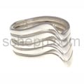 Ring made of silver wire