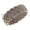 Ring, braided, narrow