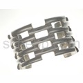 Armspange aus flachen Silberdrahtst�cken