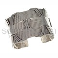 Armspange, geflochten, breit