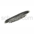 Bangle, hammered, thick