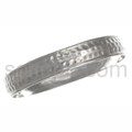 Bangle, hammered, large