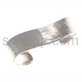 Bangle, wave-shaped, hammered