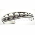 Bangle with hemispheres