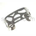 Bangle with irregular omissions