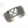 Bangle with cut out design