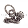 Pendant, soccer shoe with ball