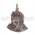 Pendant, Jesus\' head with crown of thorns