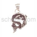 Pendant, convolved water dragon/water snake
