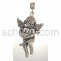 Pendant, angel with heart