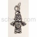 Pendant, angel with heart
