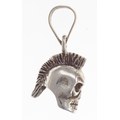 Pendant skull with Mohican