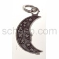 Anh�nger, Mond mit Sternenmuster