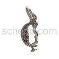 Pendant, moon with woman, flexible