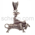 Pendant, torero with bull